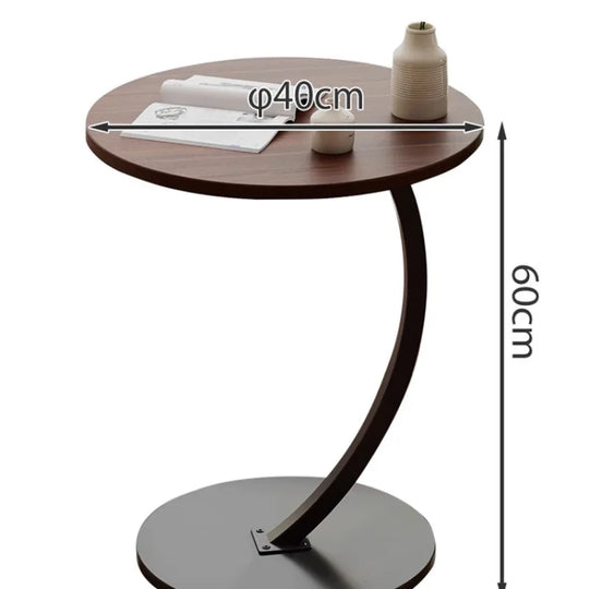 Italian Modern Round Side Table
