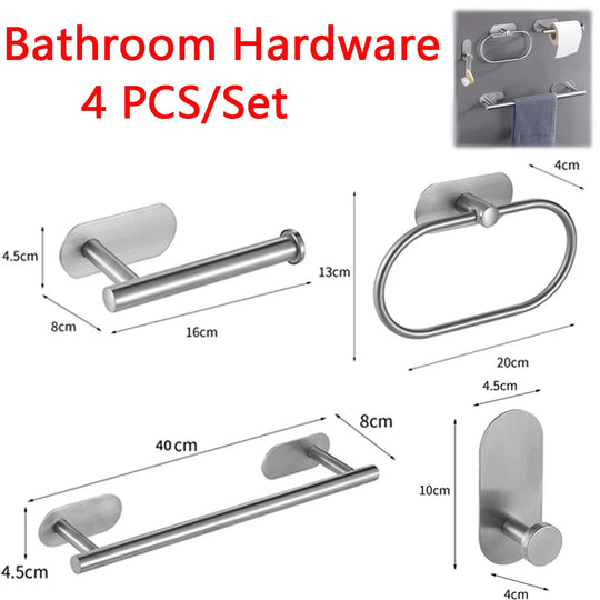 4Pcs/Set Bathroom Accessories Set