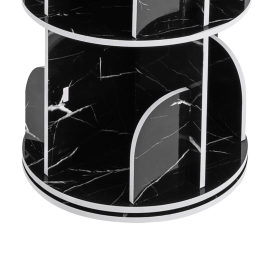 Tiered Rotating Display Bookshelf