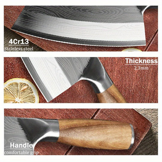 Damascus Pattern Meat Cleaver