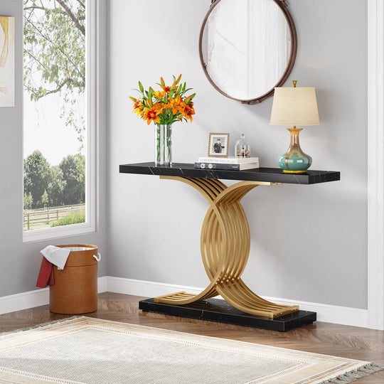 Beautiful Luxury Marble Entryway Console Table
