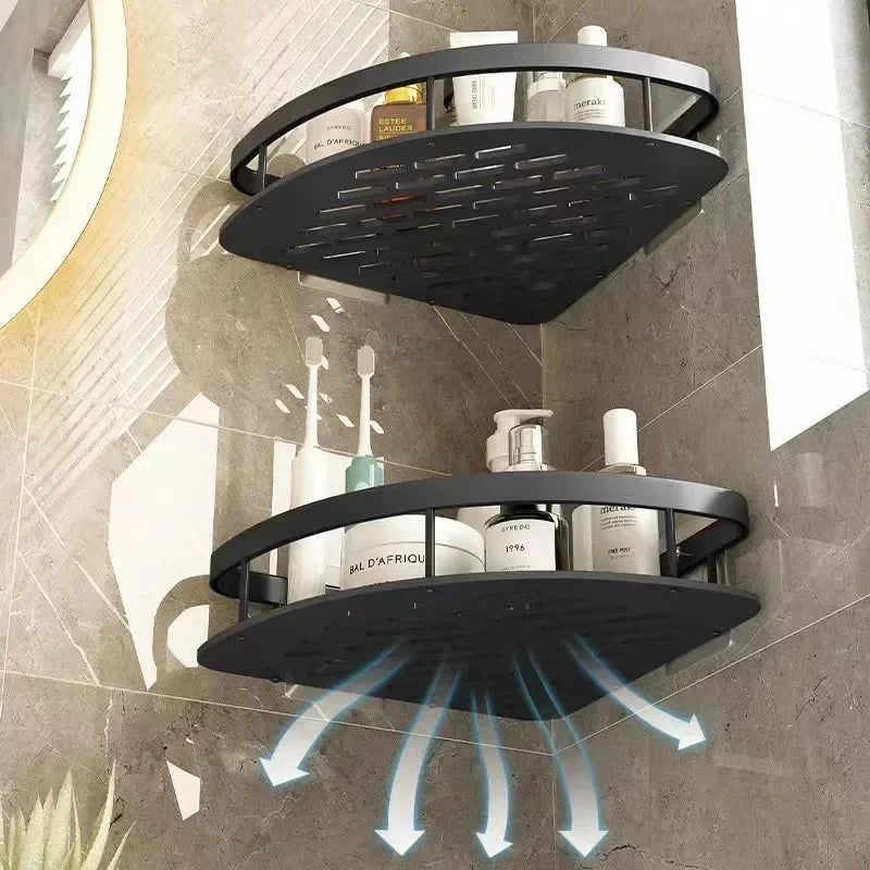 Modern Stainless Steel Luxury Vanity Shelf