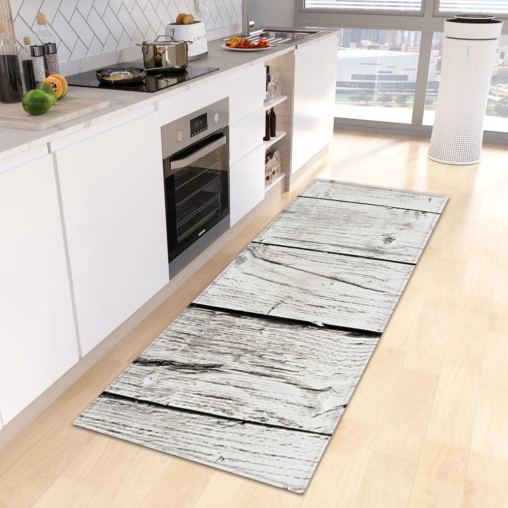 Wood Grain Kitchen Rug