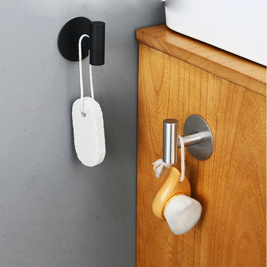 Stainless Steel Adhesive Robe Hooks