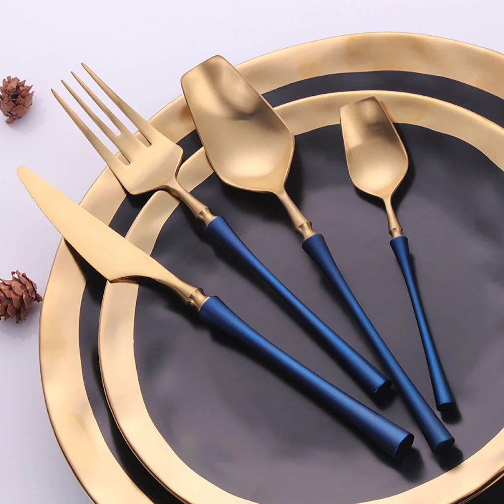 Gold Stainless Steel Tableware