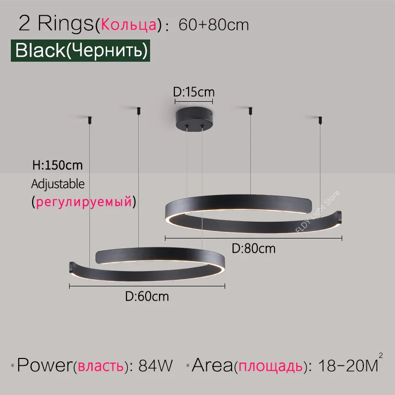 Modern Ring Ceiling lights