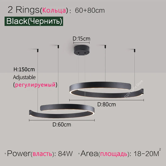 Modern Ring Ceiling lights