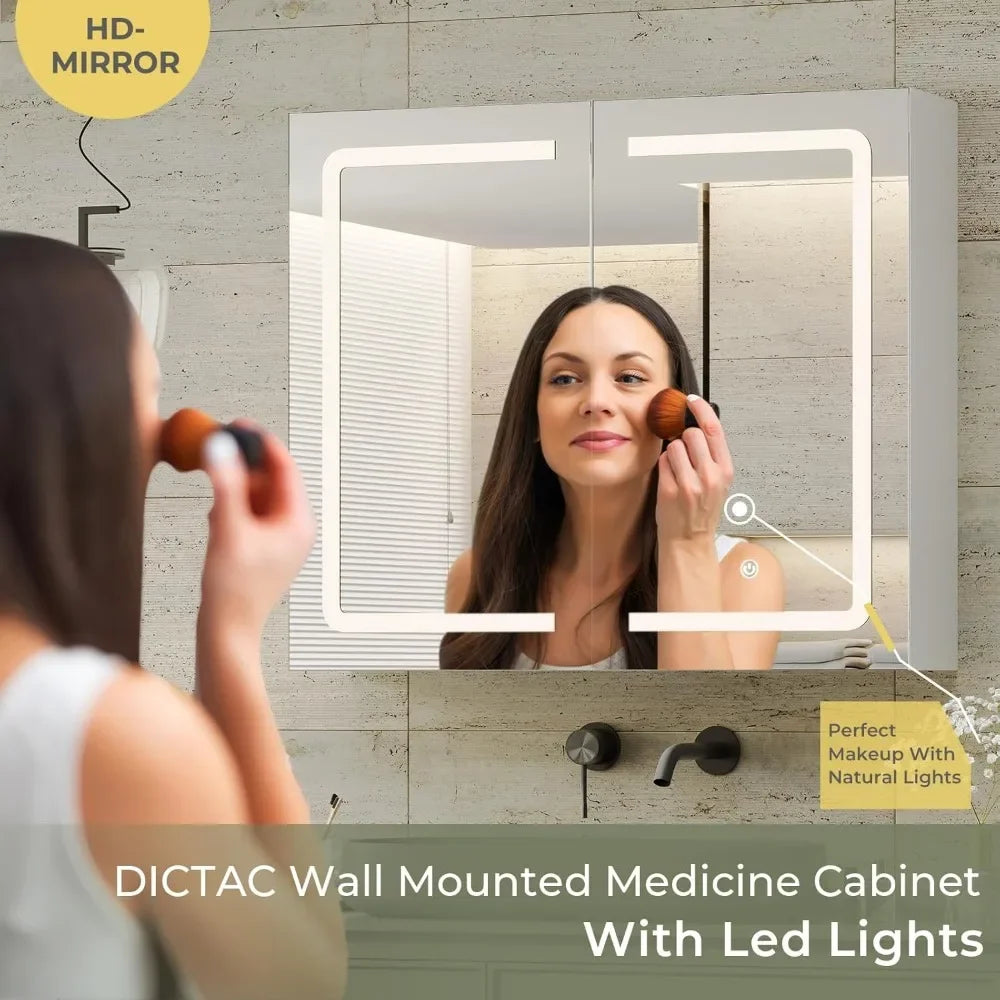 Modern Bathroom Medicine Cabinet with Mirrors