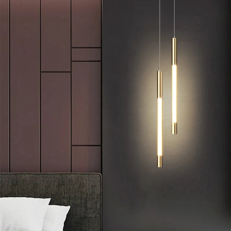 Luxury LED Rod Pendant Lights