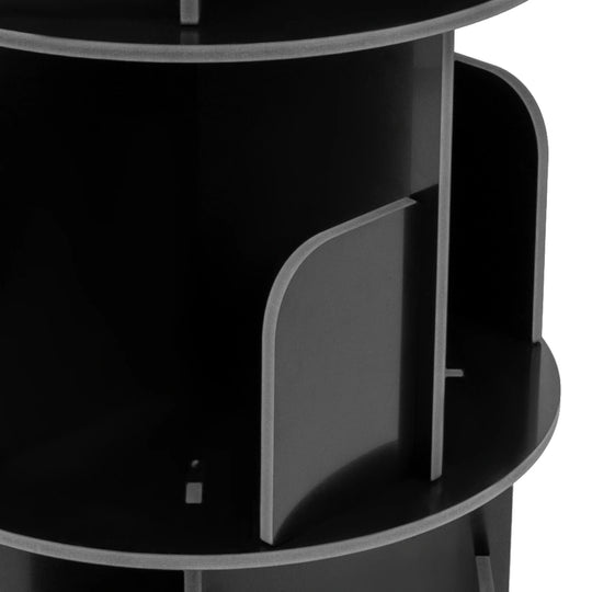 Tiered Rotating Display Bookshelf