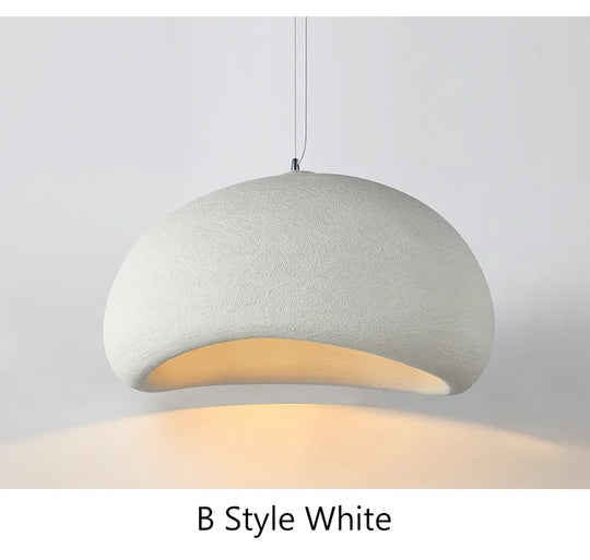 Modern White Wabi Sabi Chandelier LED