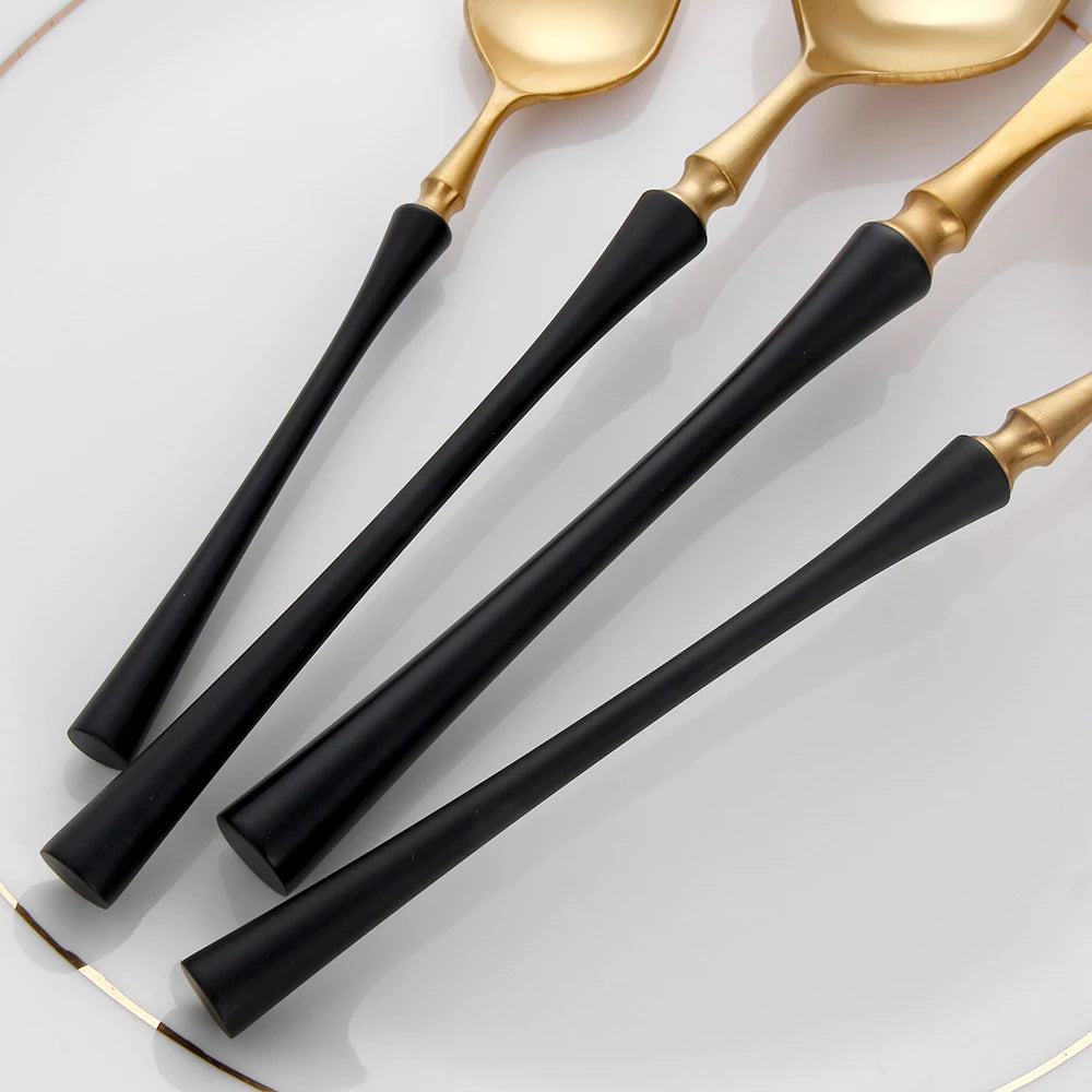 Gold Stainless Steel Tableware