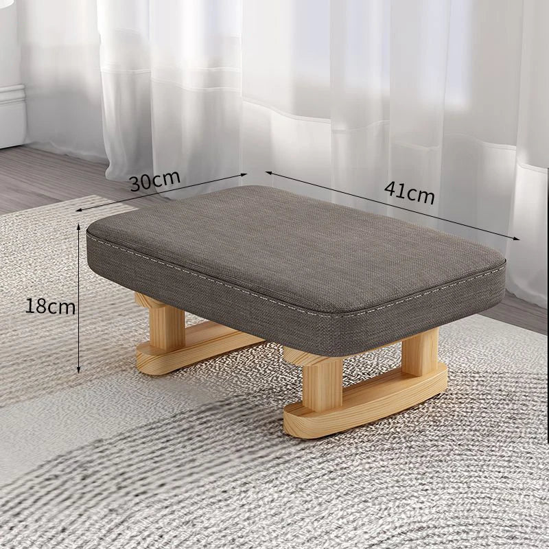 Small Wooden Stool Footrest