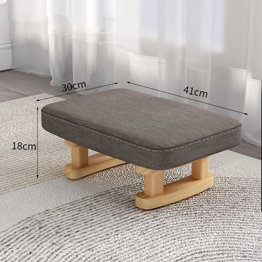 Small Wooden Stool Footrest