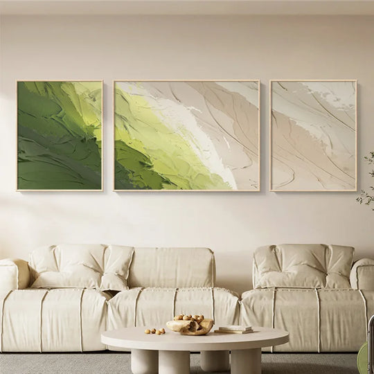 Modern Abstract Canvas Wall Art 3-Piece