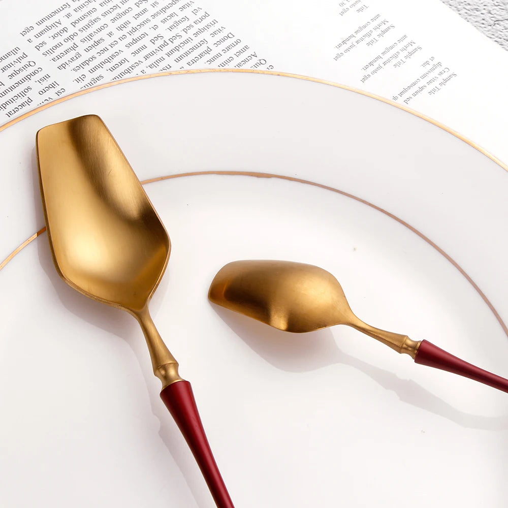 Gold Stainless Steel Tableware