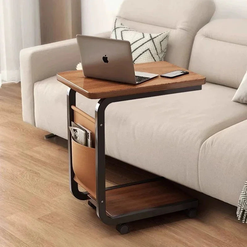 Moden C-Shaped Mobile Coffee Table
