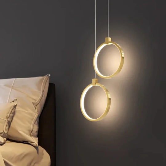 Minimalist LED Ring Pendant Light