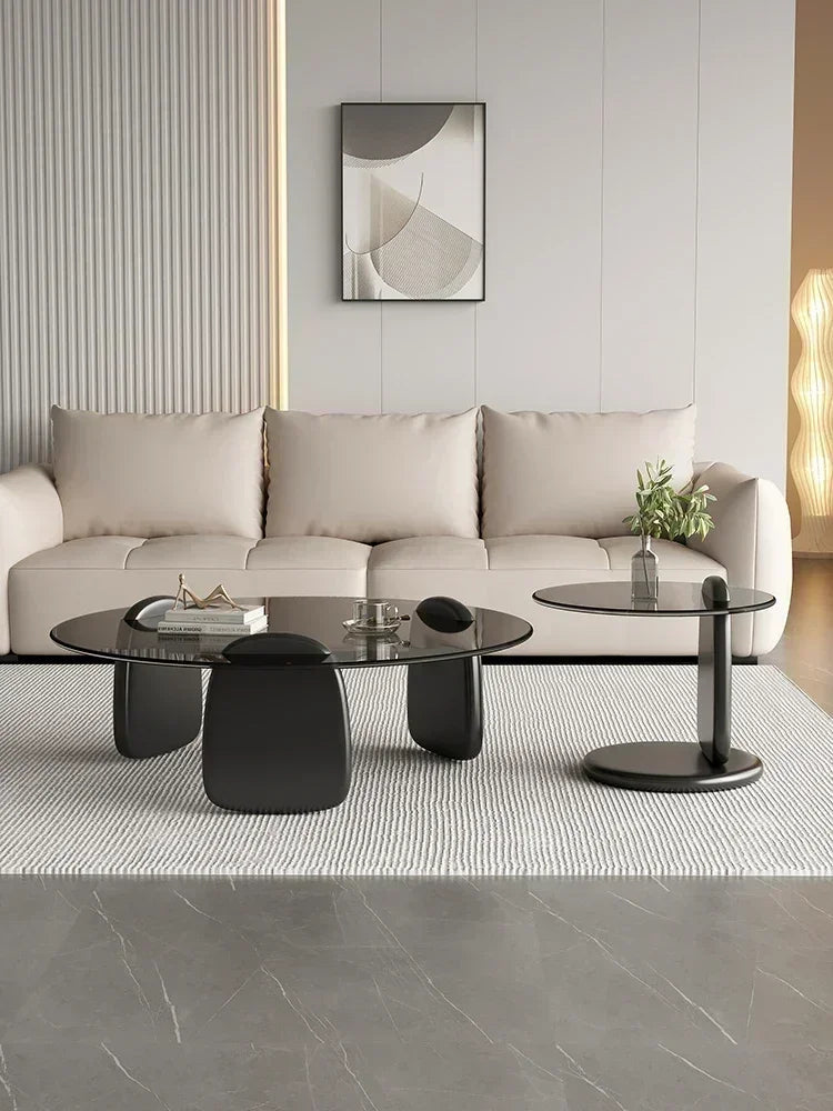 Luxury Glass Round Coffee Table