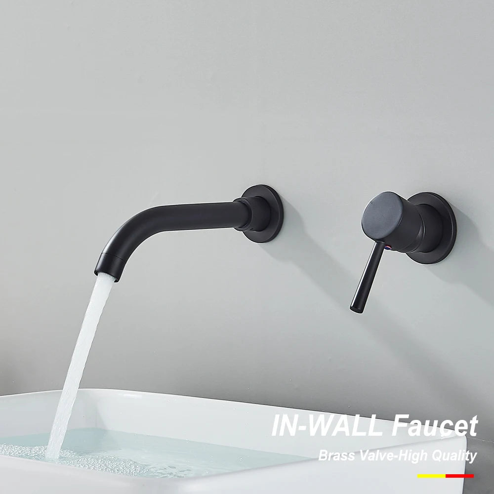 Black Bathroom Faucet Mixer Tap