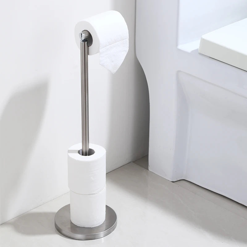 Modern Free Standing Toilet Paper Holder