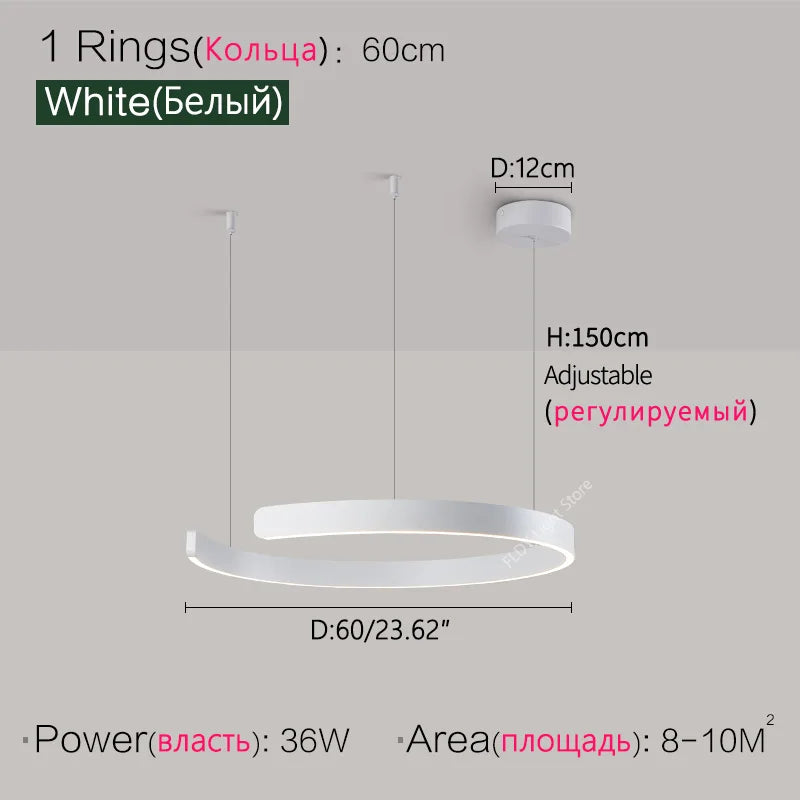 Modern Ring Ceiling lights