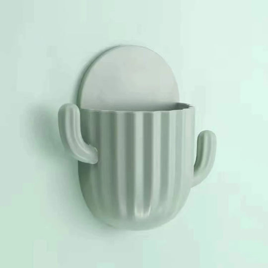 Cactus Wall Mounted Toothbrush Holder