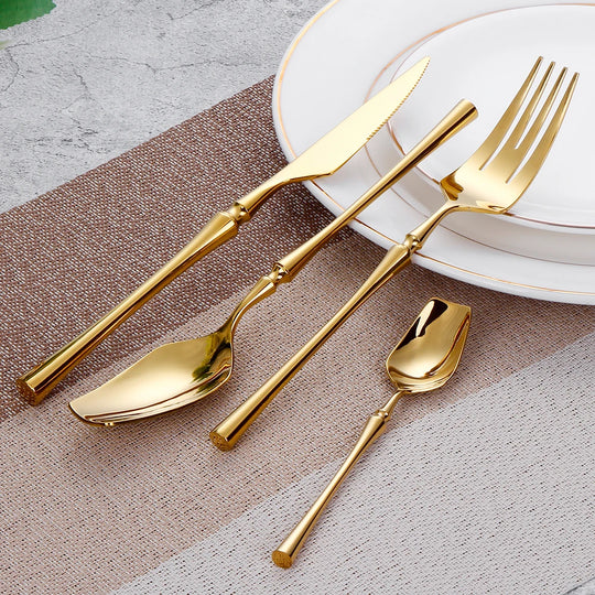 Gold Stainless Steel Tableware