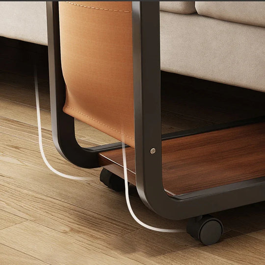 Moden C-Shaped Mobile Coffee Table