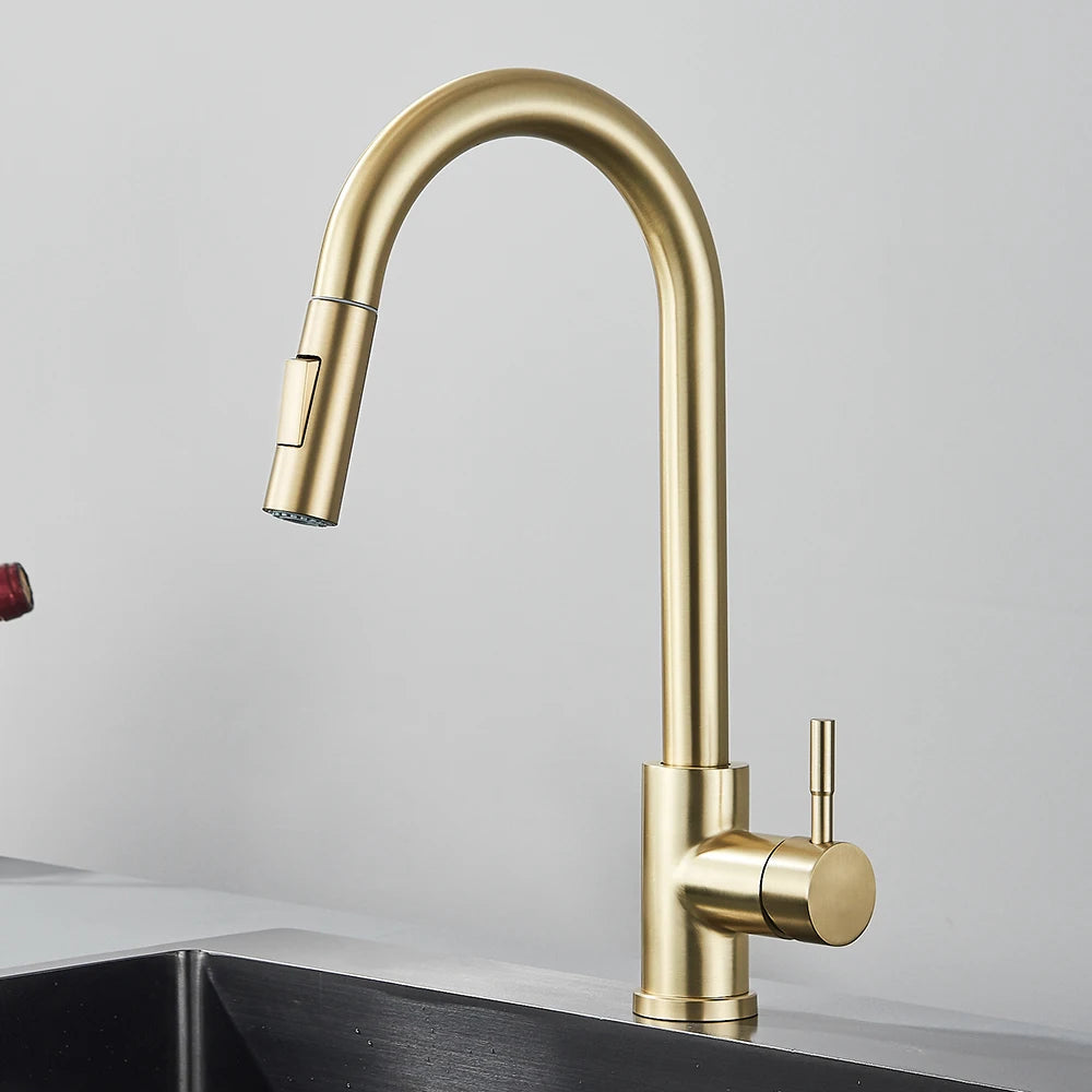 Black Pull Out Kitchen Faucet