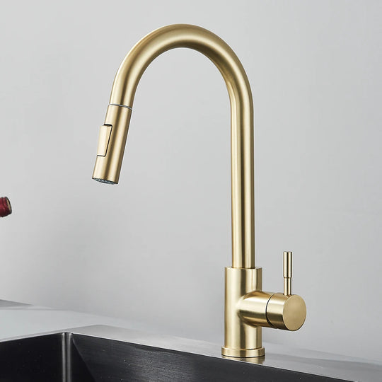 Black Pull Out Kitchen Faucet