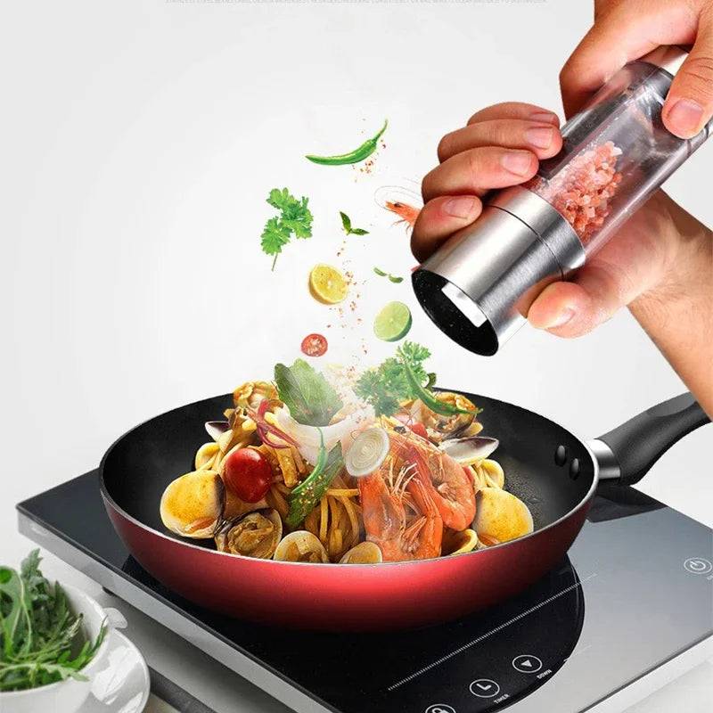 Manual Stainless Steel Salt and Pepper Grinder