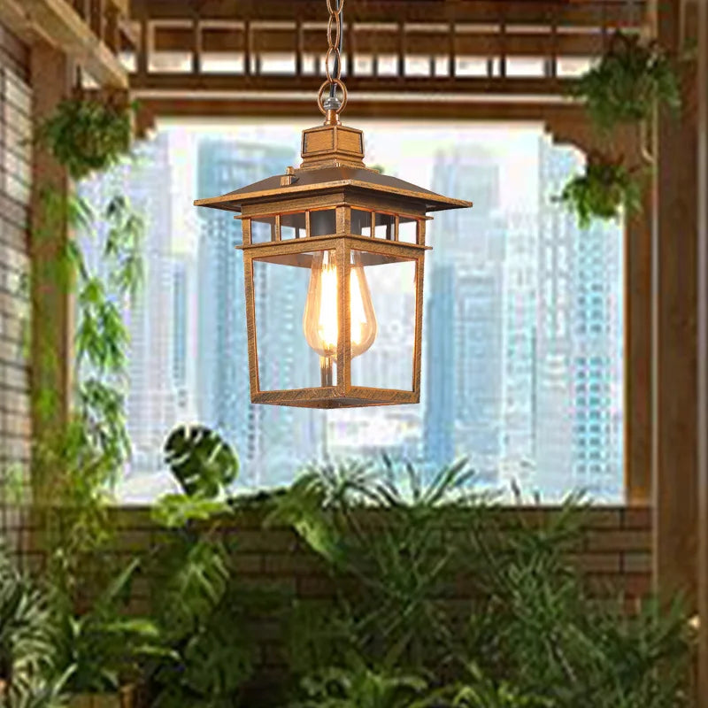 Outdoor Waterproof LED Courtyard Pendant Light