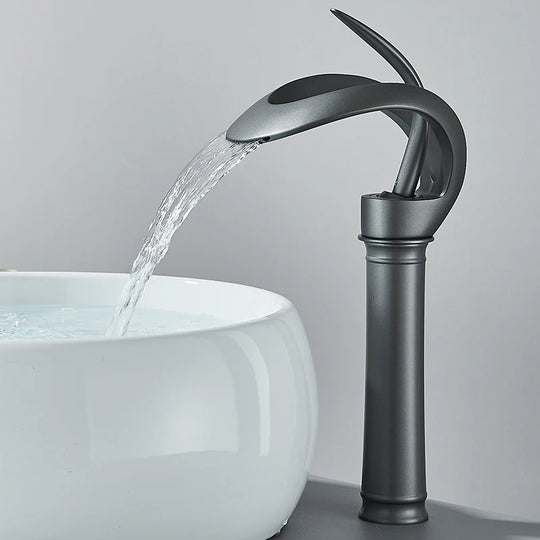 Luxury Stylish Oval Bathroom Basin Mixer Faucet