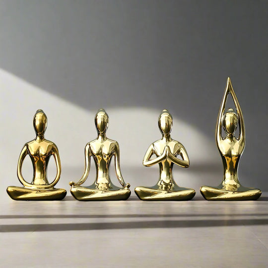 Porcelain Lady Mini Statues