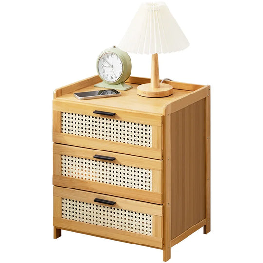 Luxury Solid Wood, Modern Bedside Table