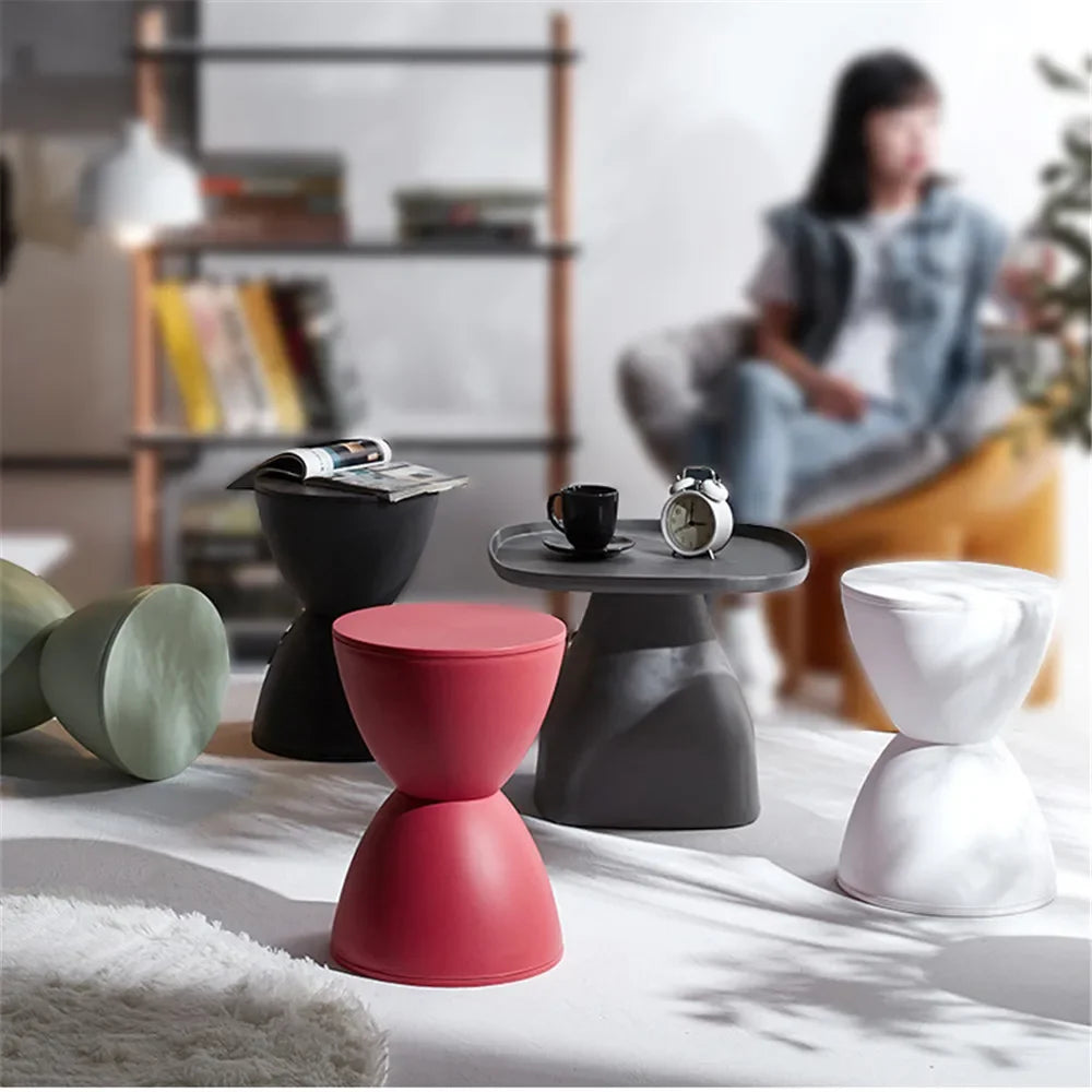 Luxury Modern Casual Hourglass Stool