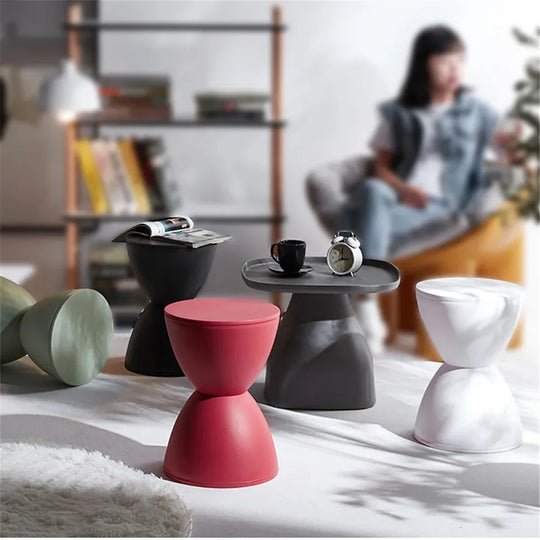 Luxury Modern Casual Hourglass Stool