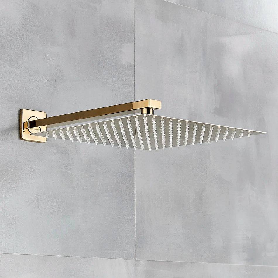Stylish Rainfall Shower Head 8"/10"/12"