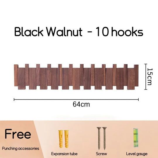 Walnut Coat Rack