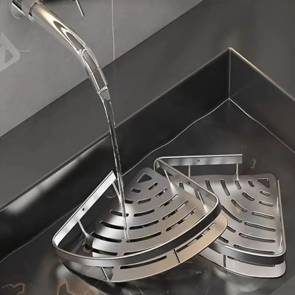 Modern Stainless Steel Luxury Vanity Shelf