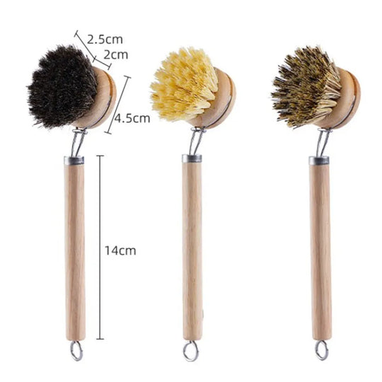 Modern Wooden Dish Scrub Brush
