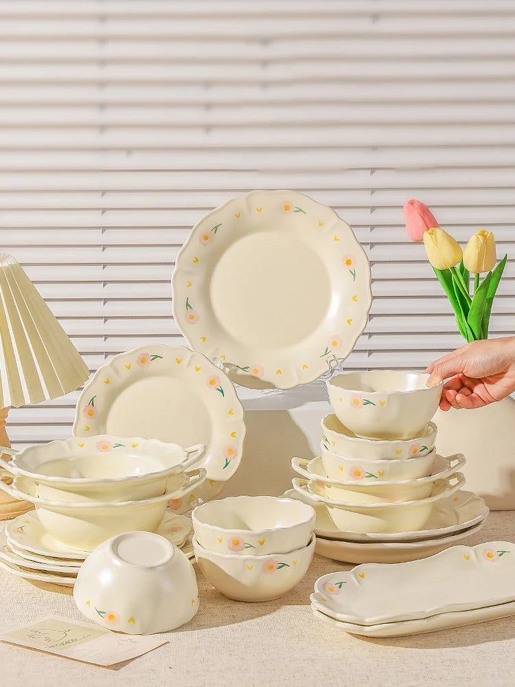 Floral Ceramic Tableware