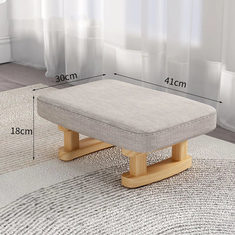 Small Wooden Stool Footrest