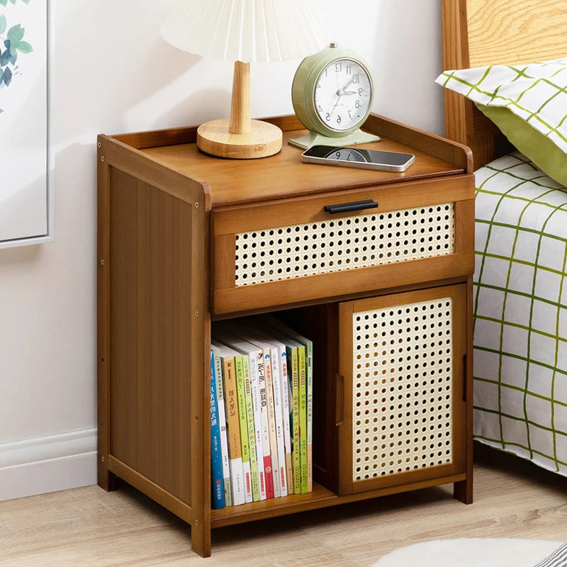 Luxury Solid Wood, Modern Bedside Table