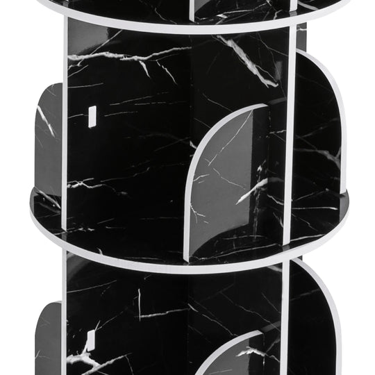 Tiered Rotating Display Bookshelf