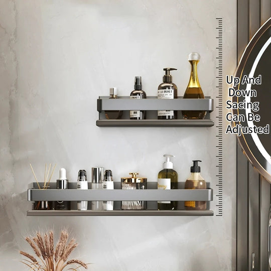 Modern Luxury Stainless Steel Bathroom Shelf