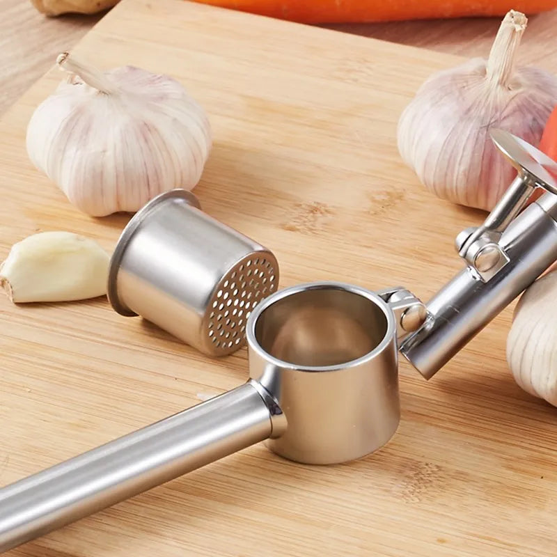 Stainless Steel Garlic Press