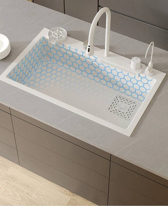 Nano White Kitchen Sink