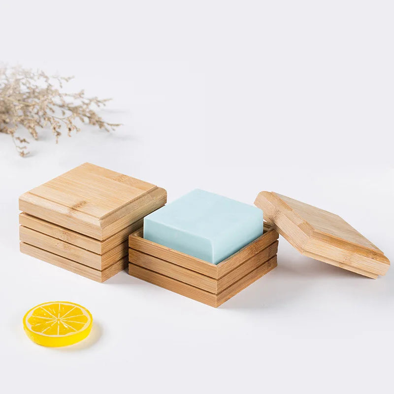 Simple Bamboo Soap Box, For Your Bathroom